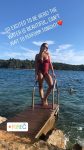 Rita Ora Sexy Red Swimsuit