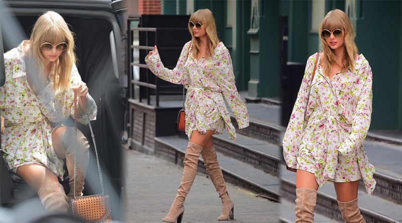 Taylor Swift – Leggy Candids in New York