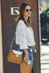 Alessandra Ambrosio Leggy In Deim Shorts