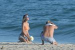 Alessandra Ambrosio Sexy Bikini On Beach In La