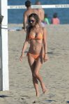 Alessandra Ambrosio Sexy Bikini On Beach In La