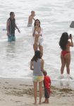Alessandra Ambrosio Sexy White Bikini In San Diego