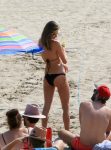 Alessandra Ambrosio In Bikini At Beach In La