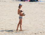 Alessandra Ambrosio In Bikini At Beach In La