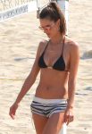 Alessandra Ambrosio In Bikini At Beach In La