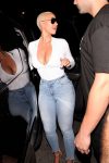 Amber Rose Big Cleavage In Ace Of Diamonds Club