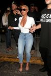 Amber Rose Big Cleavage In Ace Of Diamonds Club
