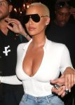 Amber Rose Big Cleavage In Ace Of Diamonds Club