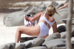 Ashley Tisdale White Bikini In Tulum