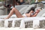 Ashley Tisdale White Bikini In Tulum