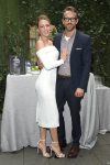 Blake Lively Sexy White Dress At Aviation Gin Orientation