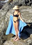Charlotte Mckinney Big Boobs In Bikini In Capri