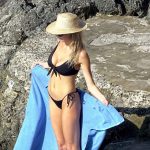 Charlotte Mckinney Big Boobs In Bikini In Capri