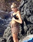 Charlotte Mckinney Big Boobs In Bikini In Capri