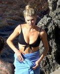 Charlotte Mckinney Big Boobs In Bikini In Capri