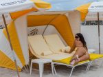 Claudia Romani Bikini Thong On Beach