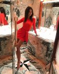 Emily Ratajkowski Red Hot Dress