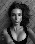 Emily Ratajkowski Sexy Cleavage