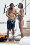 Heidi Klum Topless Sunbathing In Italy