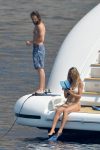 Heidi Klum Topless Sunbathing In Italy