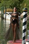 Izabel Goulart Sexy Sheer Dress