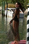 Izabel Goulart Sexy Sheer Dress
