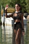 Izabel Goulart Sexy Sheer Dress