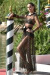 Izabel Goulart Sexy Sheer Dress