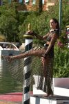 Izabel Goulart Sexy Sheer Dress