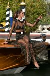 Izabel Goulart Sexy Sheer Dress