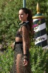 Izabel Goulart Sexy Sheer Dress