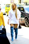 Jennifer Lopez Sexy Boots In Nyc