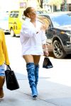 Jennifer Lopez Sexy Boots In Nyc