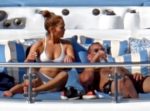 Jennifer Lopez In Bikini On Yacht In Positano
