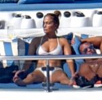 Jennifer Lopez In Bikini On Yacht In Positano
