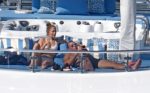 Jennifer Lopez In Bikini On Yacht In Positano