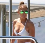 Jennifer Lopez In Bikini On Yacht In Positano