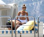 Jennifer Lopez In Bikini On Yacht In Positano
