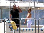 Jennifer Lopez In Bikini On Yacht In Positano