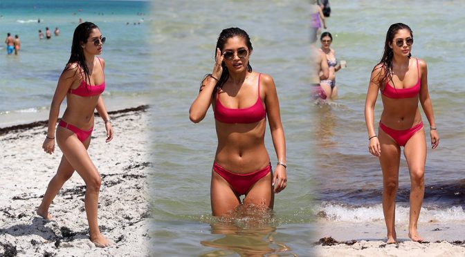 Jocelyn Chew – Bikini Candids in Miami
