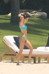 Kendall Jenner In Sexy Blue Bikini In Puerto Vallarta