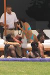 Kendall Jenner In Sexy Blue Bikini In Puerto Vallarta