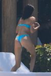 Kendall Jenner In Sexy Blue Bikini In Puerto Vallarta