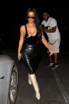 Kim Kardashian Big Cleavage In Beverly Hills