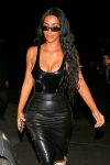 Kim Kardashian Big Cleavage In Beverly Hills