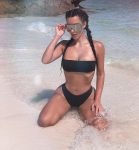 Kim Kardashian Bikini On Beach