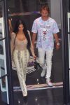 Kim Kardashian Braless In Sheer Top In Miami