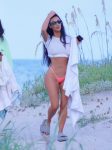 Kim Kardashian G String Bikini Photoshoot
