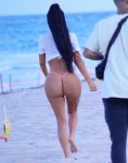 Kim Kardashian G String Bikini Photoshoot