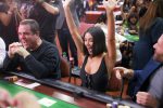 Kim Kardashian Sexy Cleavage At Poker Tournament In La